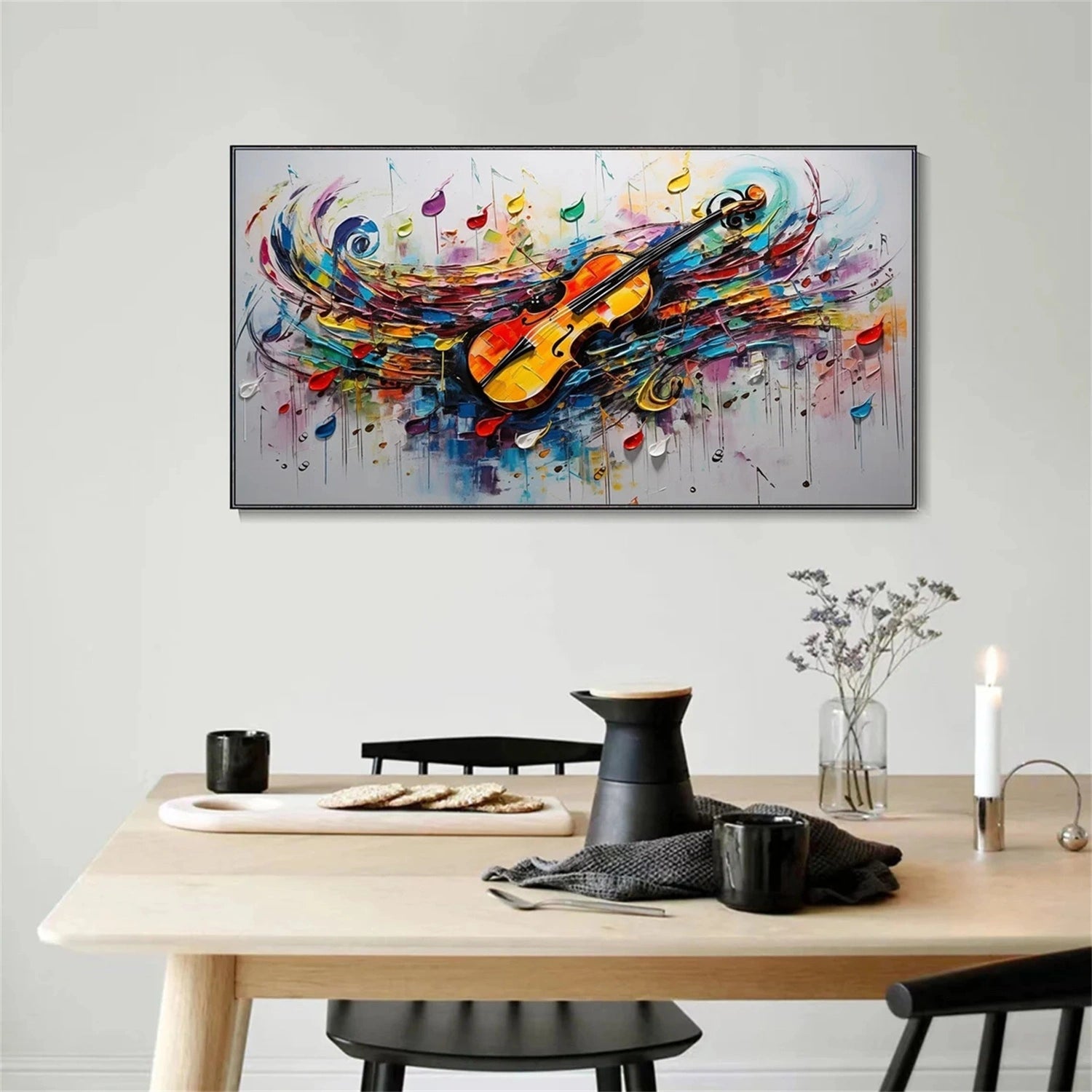 Abstract Painting #AB 309 - Modern Wall Art for Living Room, Bedroom & Office Decor - Handmade Canvas Artwork for Home & Commercial Spaces