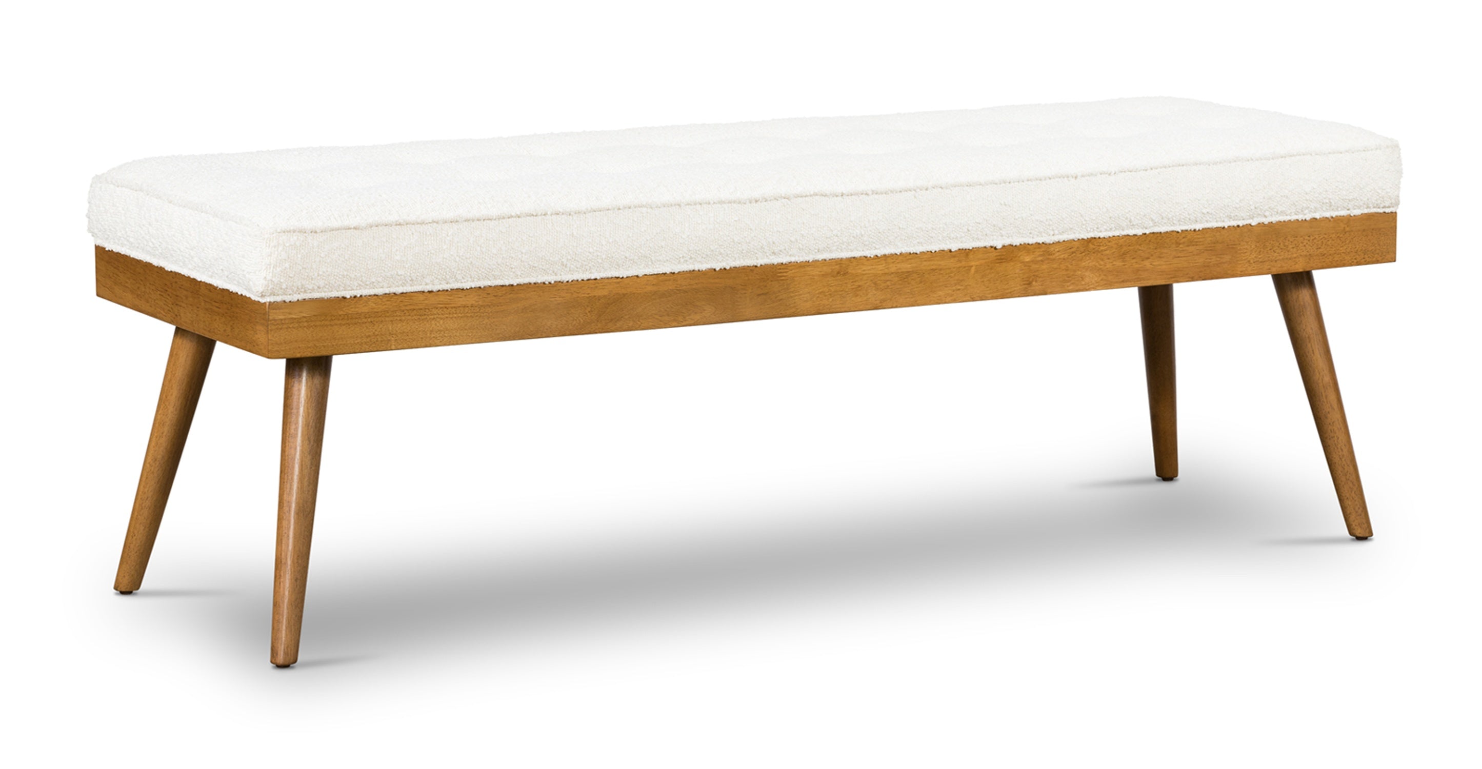 Luca Fabric Bench - Modern Upholstered Storage Ottoman with Removable Cushion | Perfect for Living Room, Bedroom & Entryway Seating & Organization