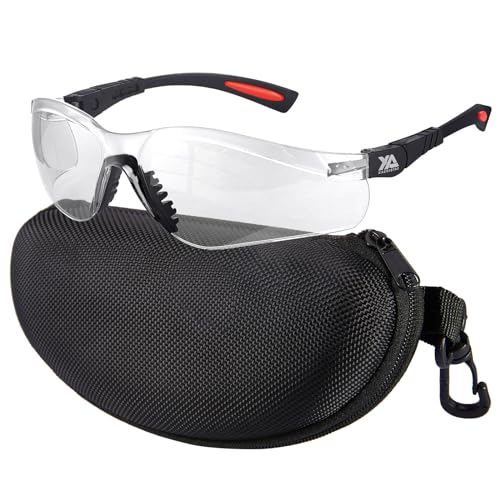 Black Orange Frame Clear Lens