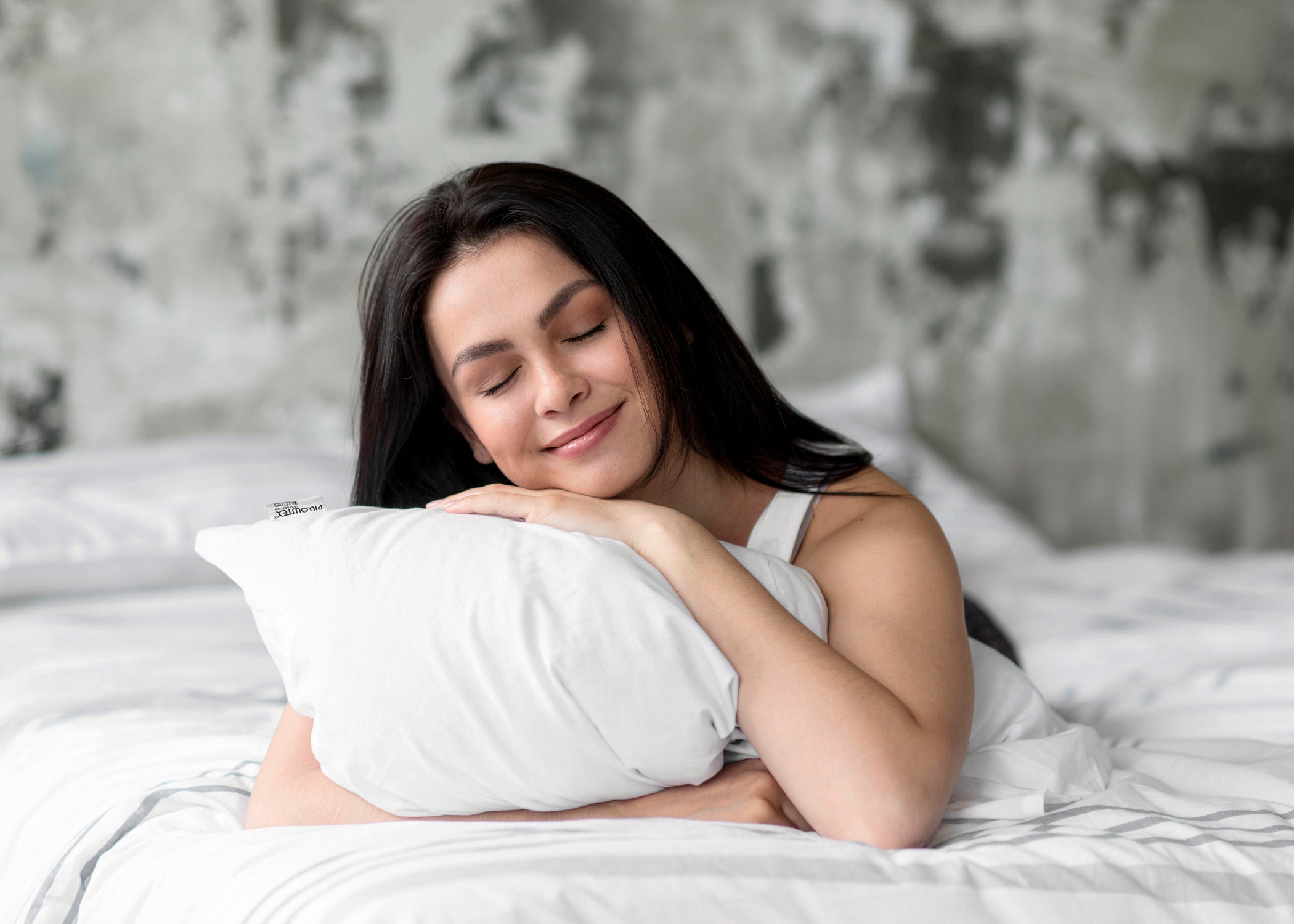 Premium White Goose Down & Feather Pillow - 75% Feather 25% Down Blend for Ultimate Comfort - Perfect for Side Sleepers & Luxury Bedding