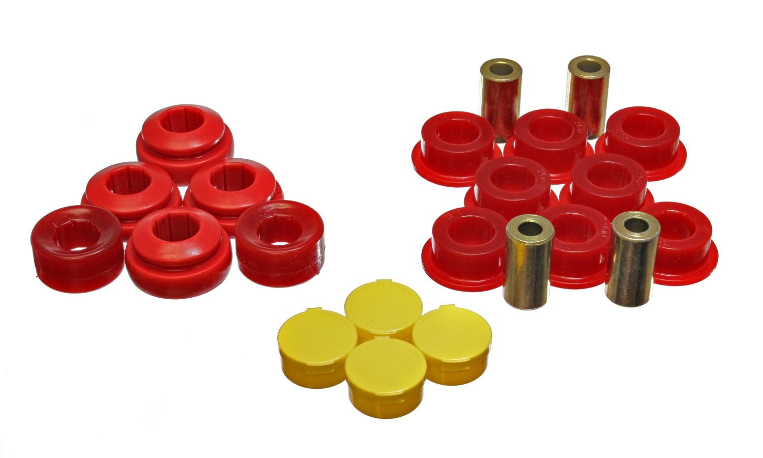 Energy Suspension 16.3118R Rear Trailing Arm Bushing Kit - Compatible with Honda Civic, Accord, CR-V - Improve Ride Comfort & Handling for Daily Driving & Performance Upgrades