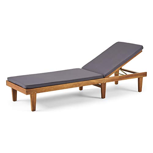 Teak Finish, Dark Gray