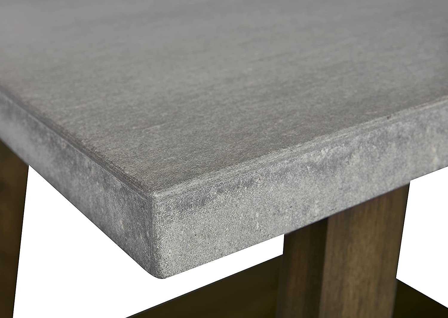 Progressive Furniture Jackson Sofa Console Table - Concrete Gray & Auburn Finish - Modern Living Room & Entryway Furniture for Stylish Home Decor