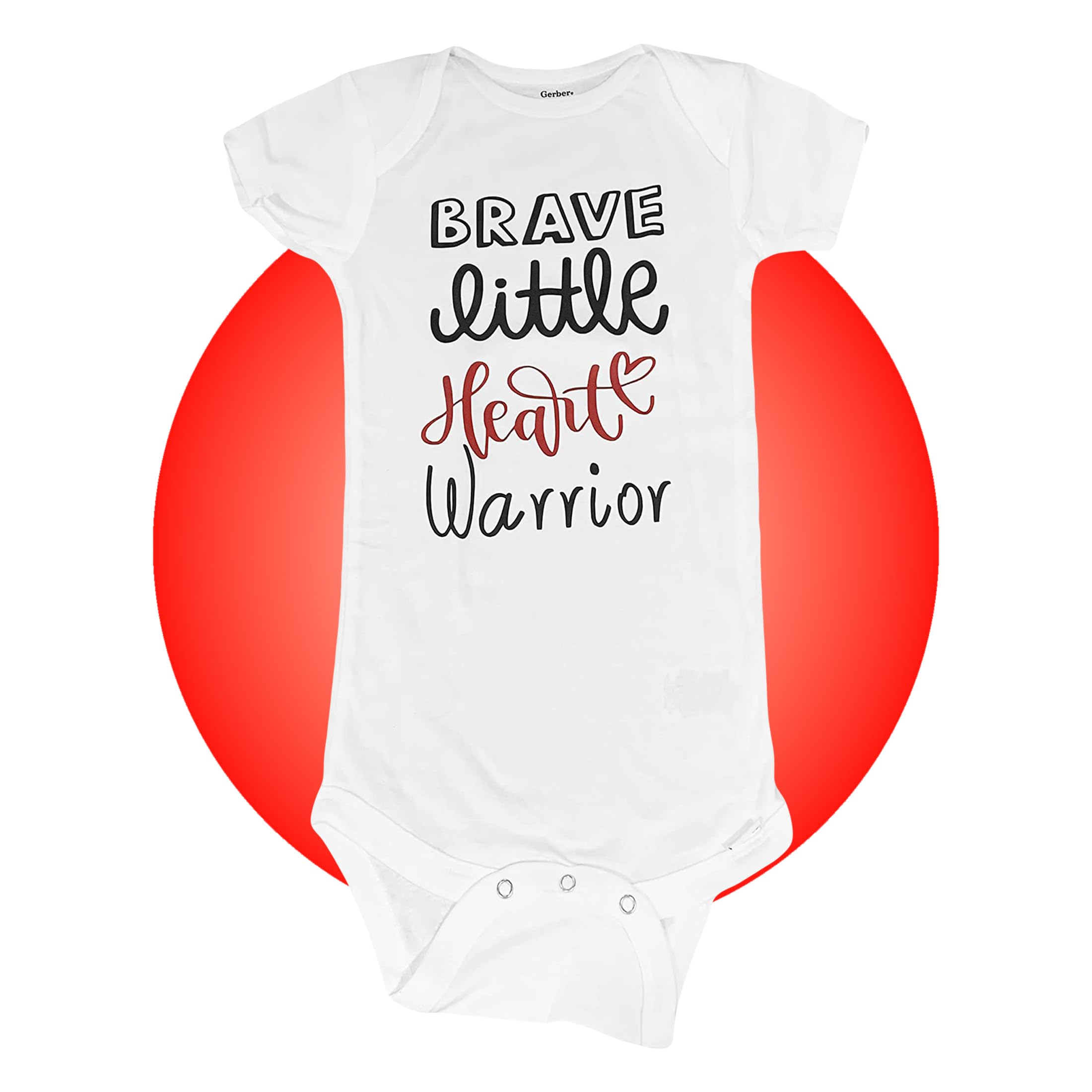 Personalized Heart Warrior CHD Baby Bodysuits - CHD Awareness Infant Clothes & Heart Surgery Gifts for Moms - Get Well Soon Care Package - Heartiversary Outfit for CHD Babies - Perfect for Hospital Visits, Recovery & Special Occasions