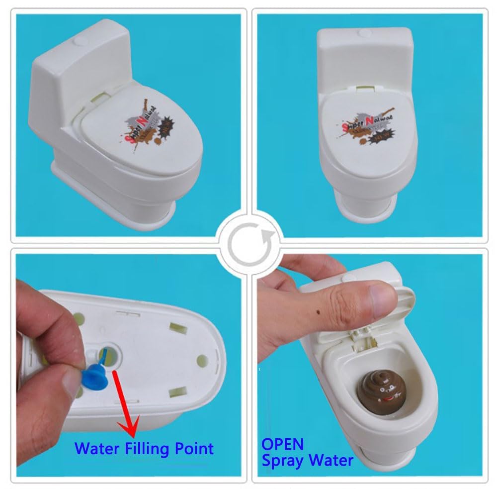 Cooplay Prank Toilet Seat Water Spray Prank Toy - Hilarious Gag Gift for Parties & Practical Jokes - Perfect for April Fools, Office Pranks & Birthday Surprises