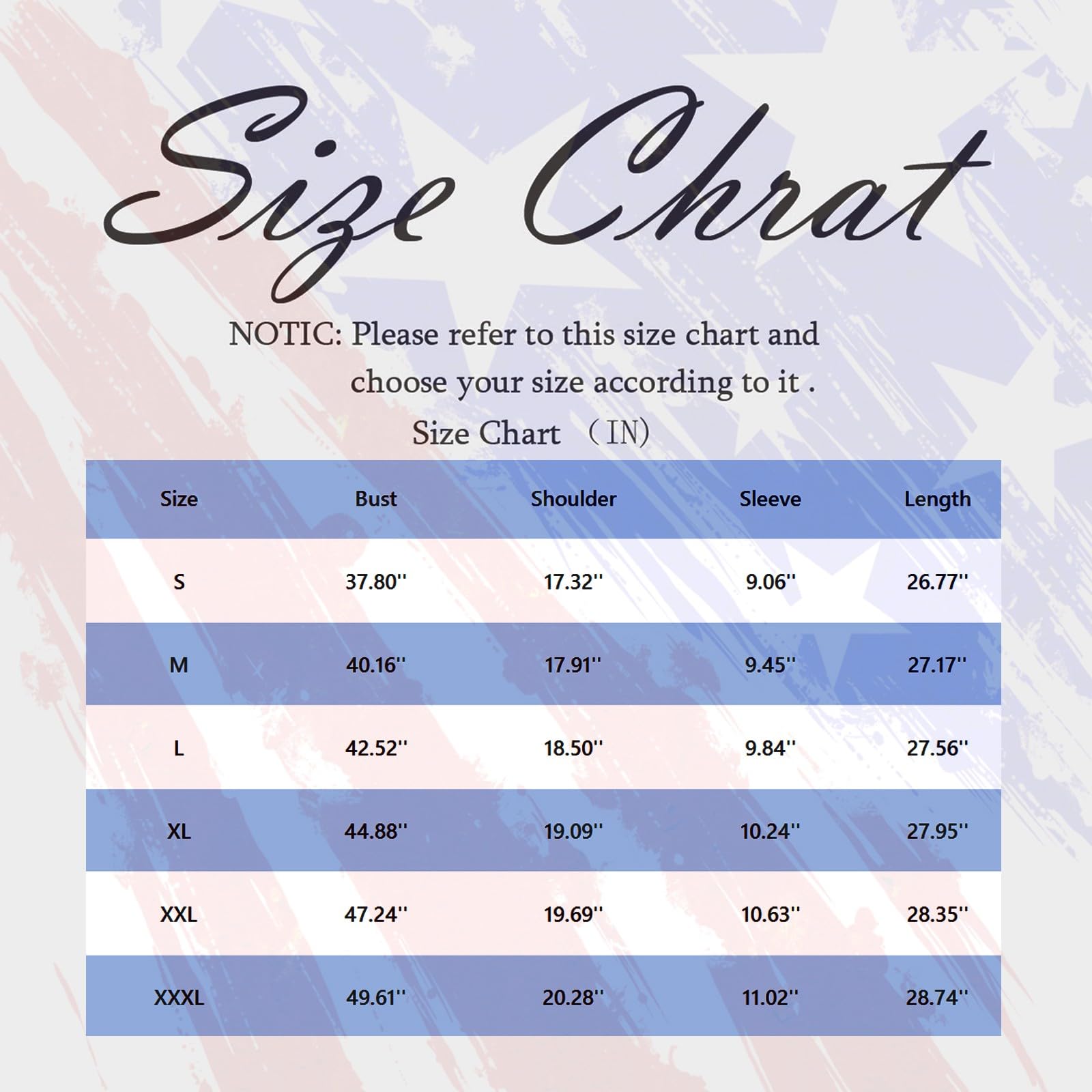 4th of July Women's Tops - Casual V-Neck Blouses for Summer 2024 | Patriotic Outfits & Parties