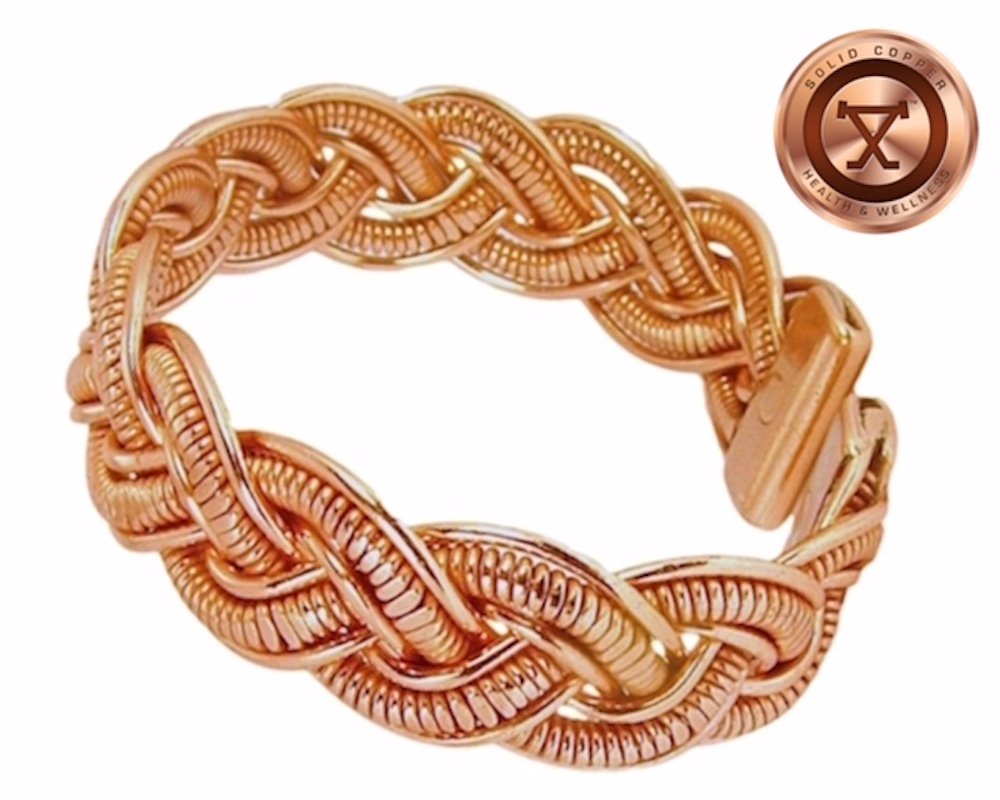 Women's Solid Copper Magnetic Cuff Bracelet - Ursa Medium Size with Gift Box for Arthritis Pain Relief & Wellness - Perfect for Gifts, Daily Wear & Healing Therapy