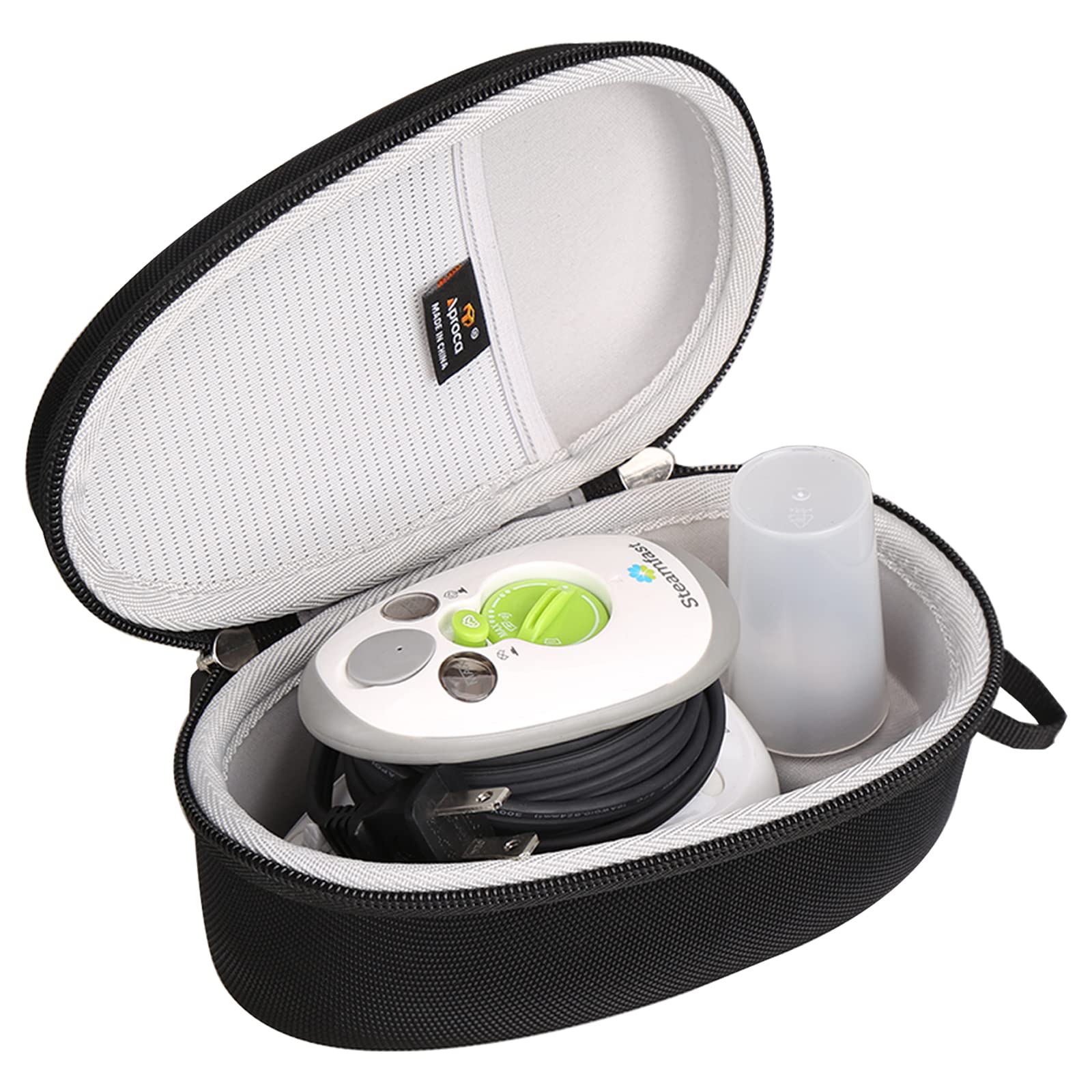 Aproca Hard Storage Travel Case for Steamfast SF-717 & SMAGREHO Mini Travel Steam Iron - Compact Protective Organizer for Business Trips & Home Storage (Case Only)