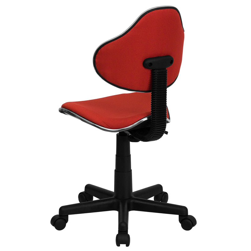 Whitney Blue Fabric Swivel Ergonomic Office Chair - Adjustable Height Task Chair with Lumbar Support for Home Office, Gaming & Workspace Comfort