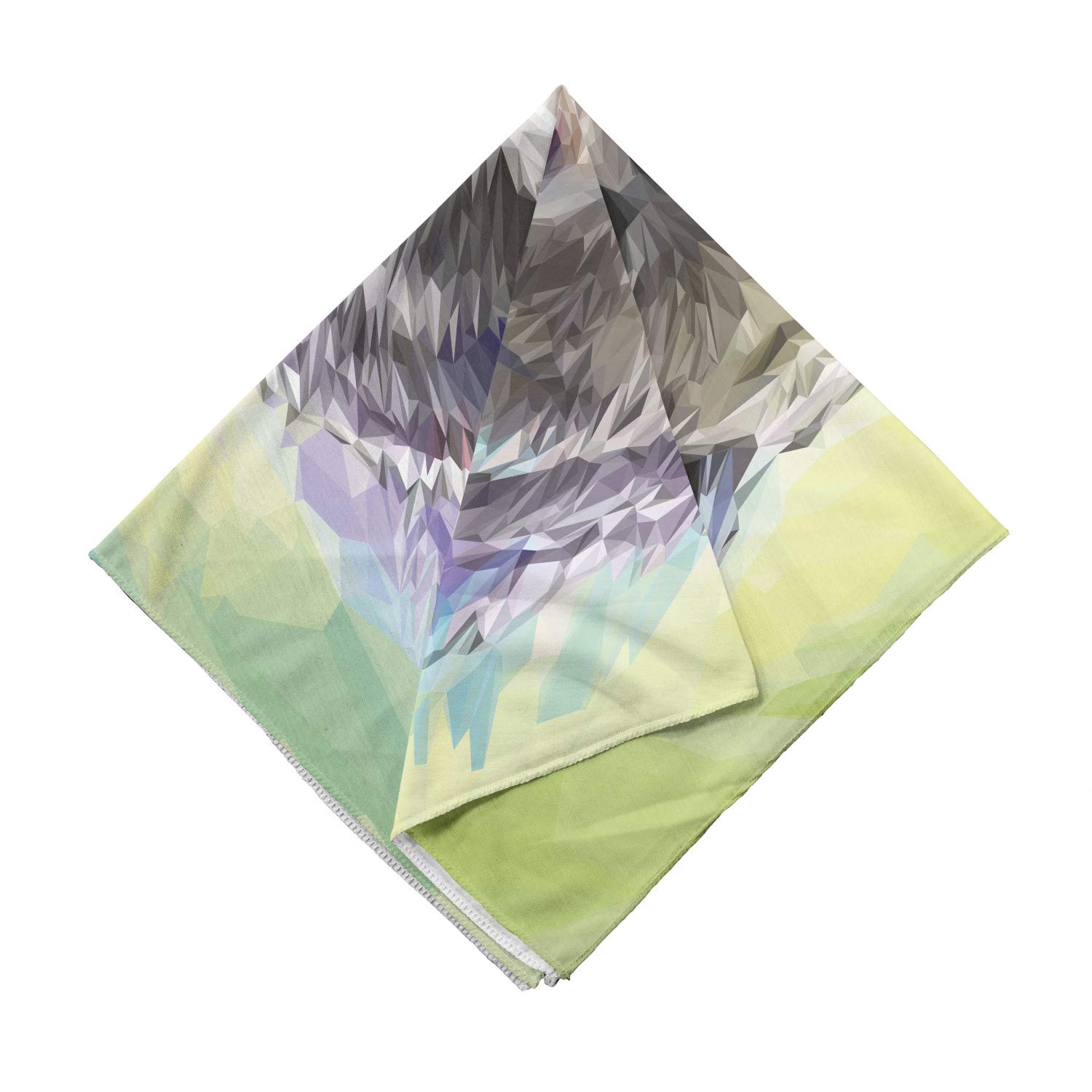 Ambesonne Hipster Bandana - Colorful Wild Bear Print Unisex Head & Neck Scarf for Men & Women - Perfect for Outdoor Adventures, Music Festivals & Casual Wear