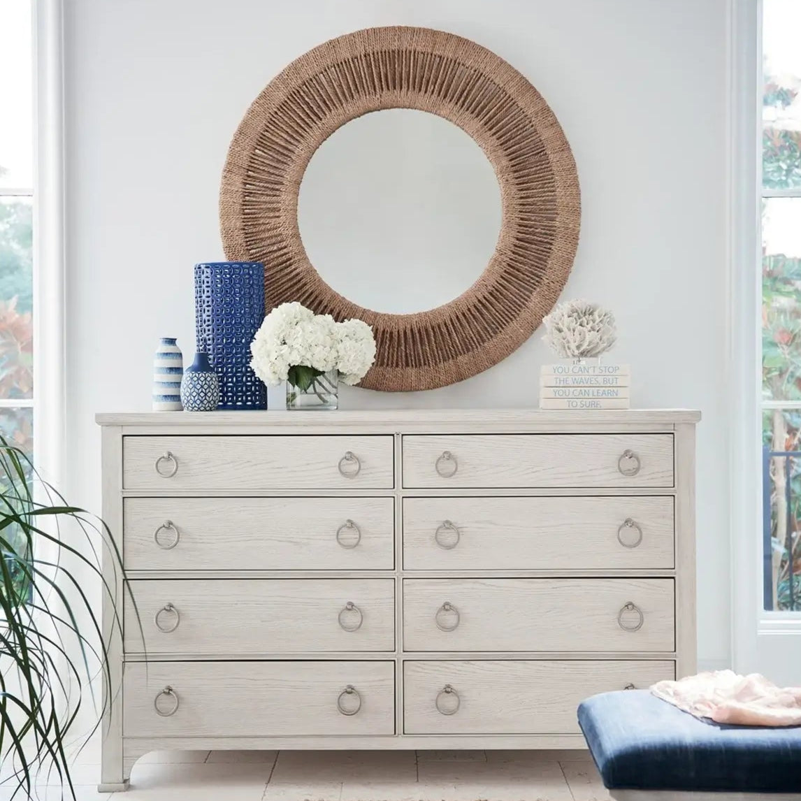 Coca Plum Mirror - Elegant Vanity Mirror for Makeup & Dressing Table | Perfect for Bedroom, Bathroom, and Salon Decor
