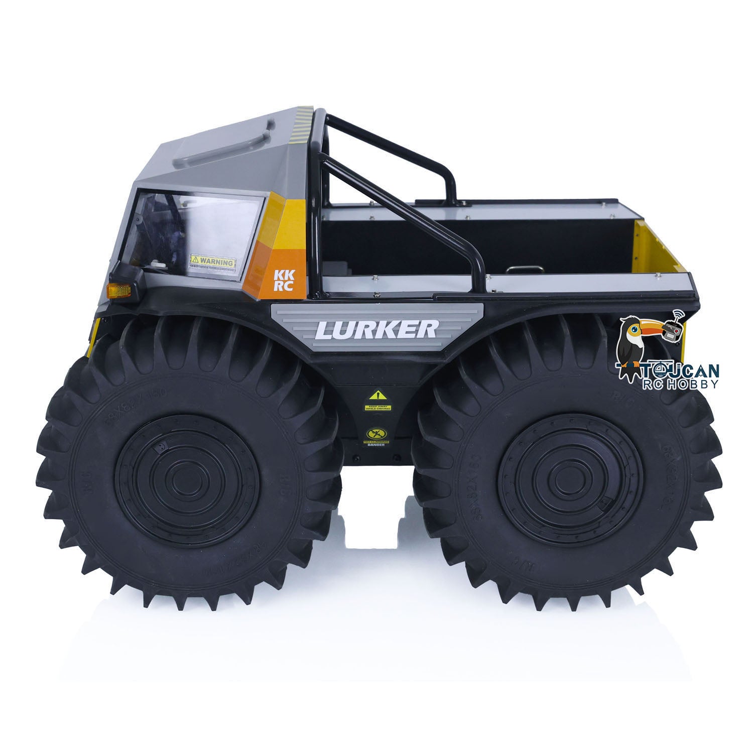 1/10 Scale All-Terrain RC Off-Road Vehicle - Amphibious Climbing Car Kit/RTR with Painted Body, LED Lights & Sound System - Perfect for Outdoor Adventures, Racing & Water Play