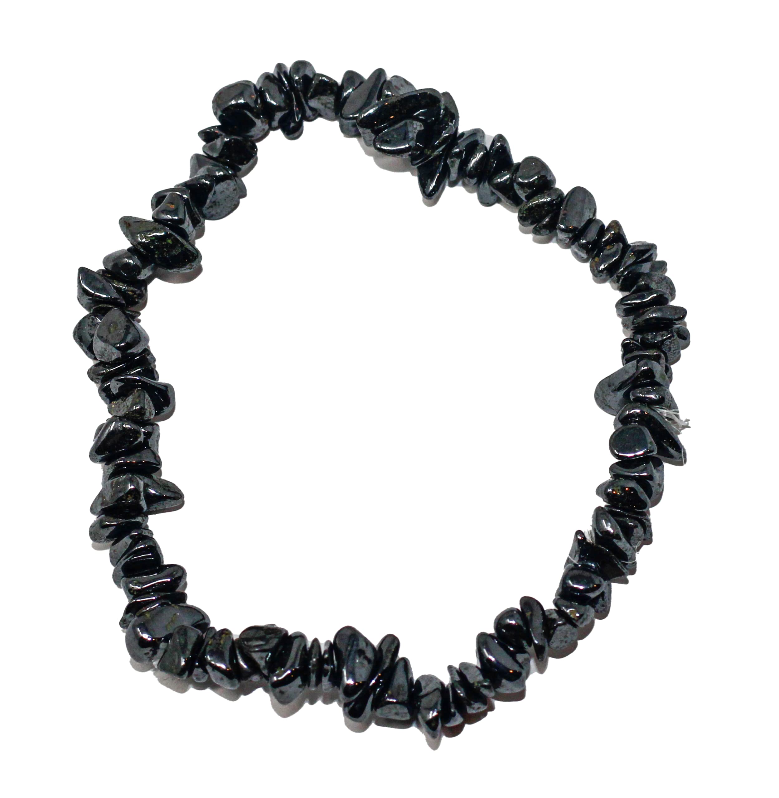 **Hematite Crystal Bracelet for Women - Black Beaded Stretch Bracelet for Pain Relief & Healing | Hematite Stone Jewelry for Stress Relief, Energy Balance & Fashion Accessories | Perfect for Meditation, Yoga & Everyday Wear**