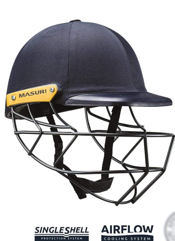 Masuri C Line Plus Steel Senior Cricket Helmet with Adjustable Fit - Lightweight Protective Headgear for Cricket Players - Perfect for Matches, Practice & Training Sessions