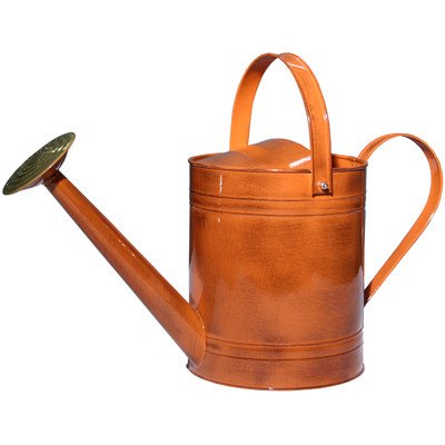 Premium 2-Gallon Watering Can with Ergonomic Handle - Tango Orange Color - Ideal for Indoor Plants, Garden Flowers & Outdoor Gardening