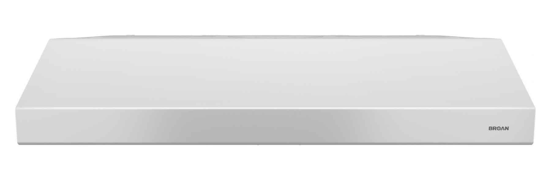 Broan White 24-Inch 300 CFM Under Cabinet Range Hood - BCS324WWC | Powerful Kitchen Ventilation for Smoke & Odor Removal | Perfect for Home Cooking & Grilling
