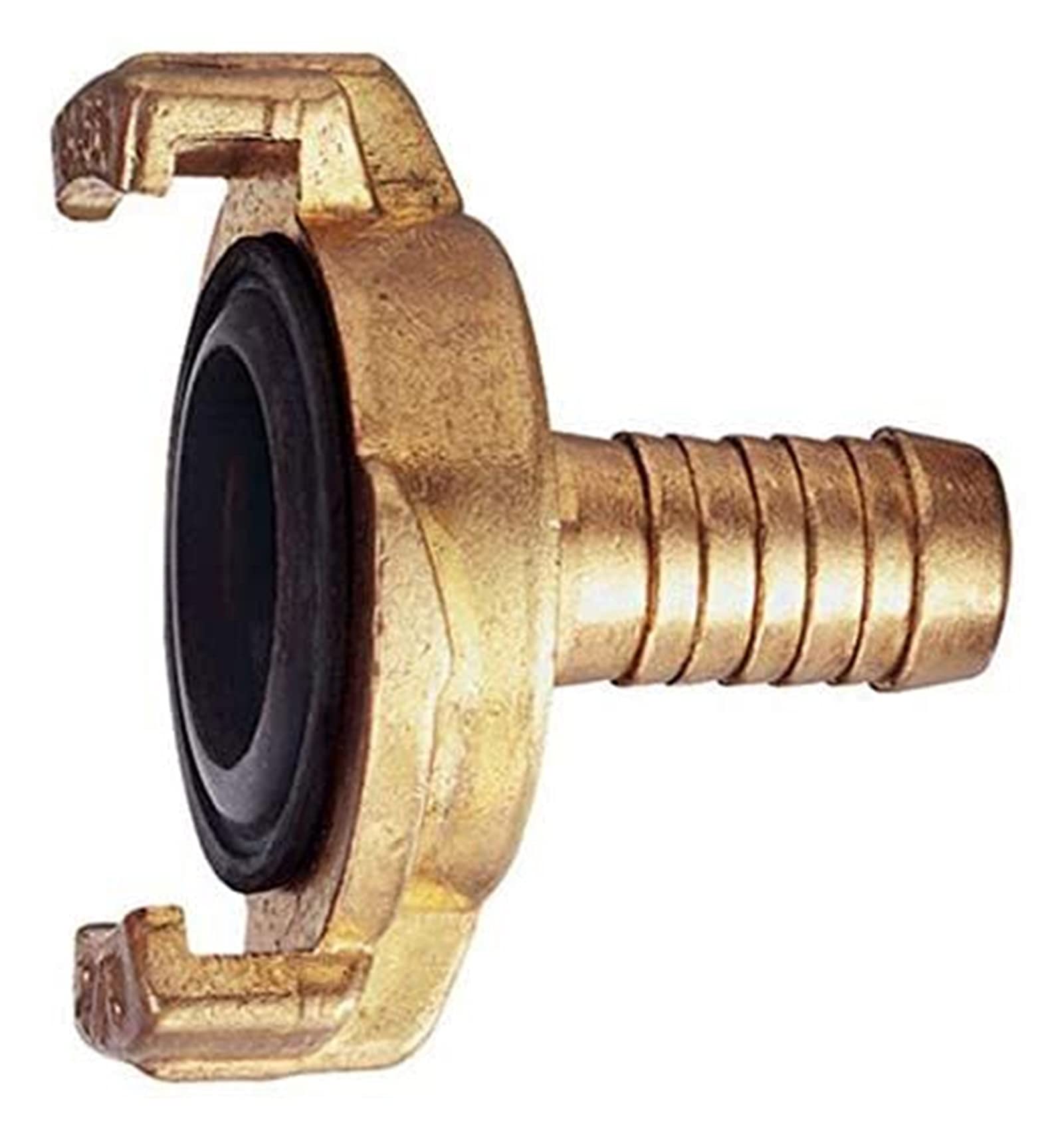 LTGJJ 1-Pack Brass Hose Coupling Connector - Geka Type Quick Connect Water Fitting for DIY Plumbing & Garden Hose (Outdoor Use, Irrigation Systems, Home Repair)