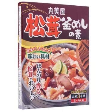 MaruMiya Matsutake Kamameshi Mushroom Mixed Japanese Rice Seasoning 140g - Authentic Japanese Rice Mix for Rice Cooker | Easy Homemade Kamameshi | Perfect for Quick Meals, Bento Boxes & Family Dinners