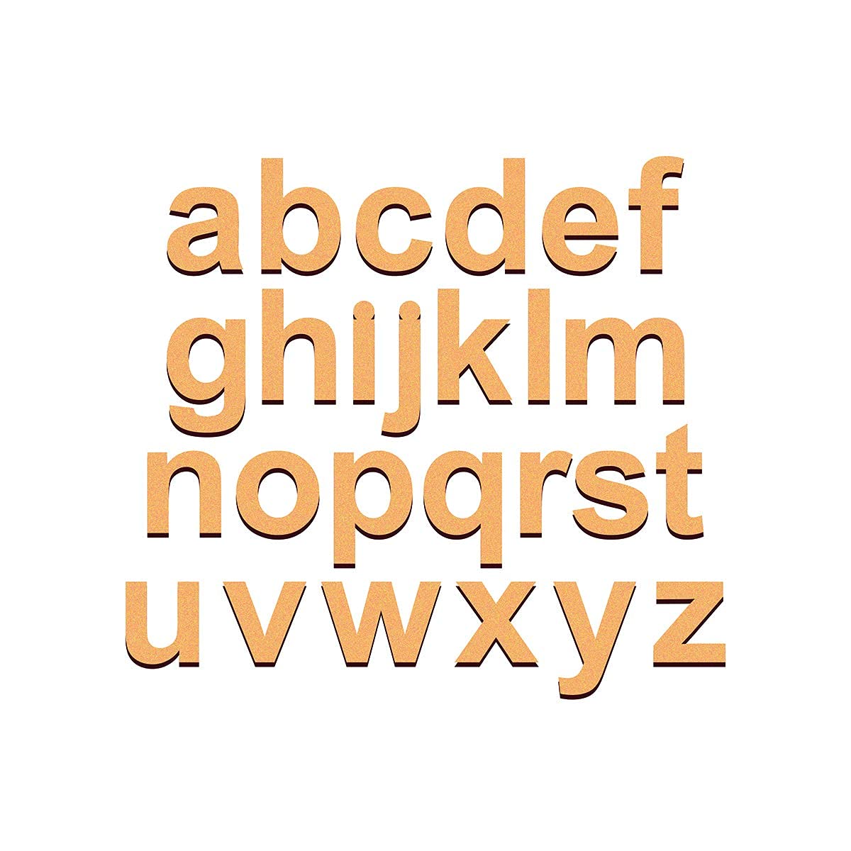 CLITHS Wooden Alphabet & Number Cutout Set - 82 Pcs Educational Learning Toys for Kids | Perfect for Preschool, Homeschooling & Early Childhood Development