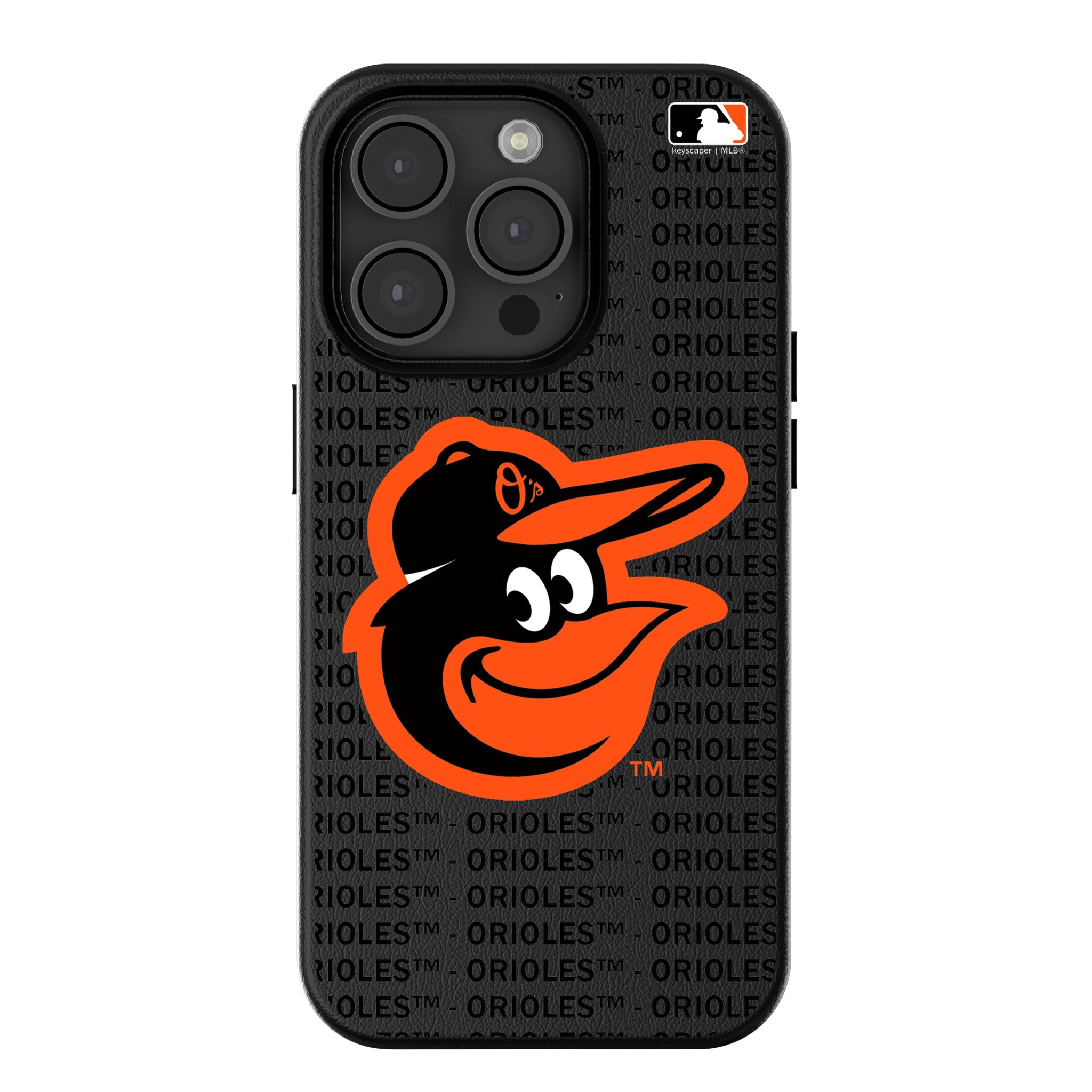 Baltimore Orioles Text Backdrop MagSafe Compatible Phone Case for iPhone 14/13/12 Pro Max - Durable Protective Cover for Baseball Fans, Game Day & Everyday Use