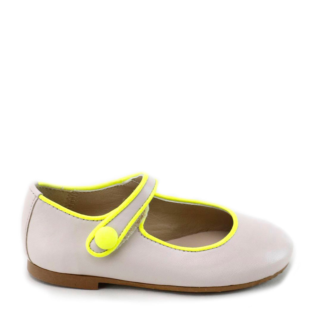 Neon & Clay Velcro Mary Jane Shoes for Girls - Comfortable & Stylish Toddler Sneakers for School, Play & Everyday Wear