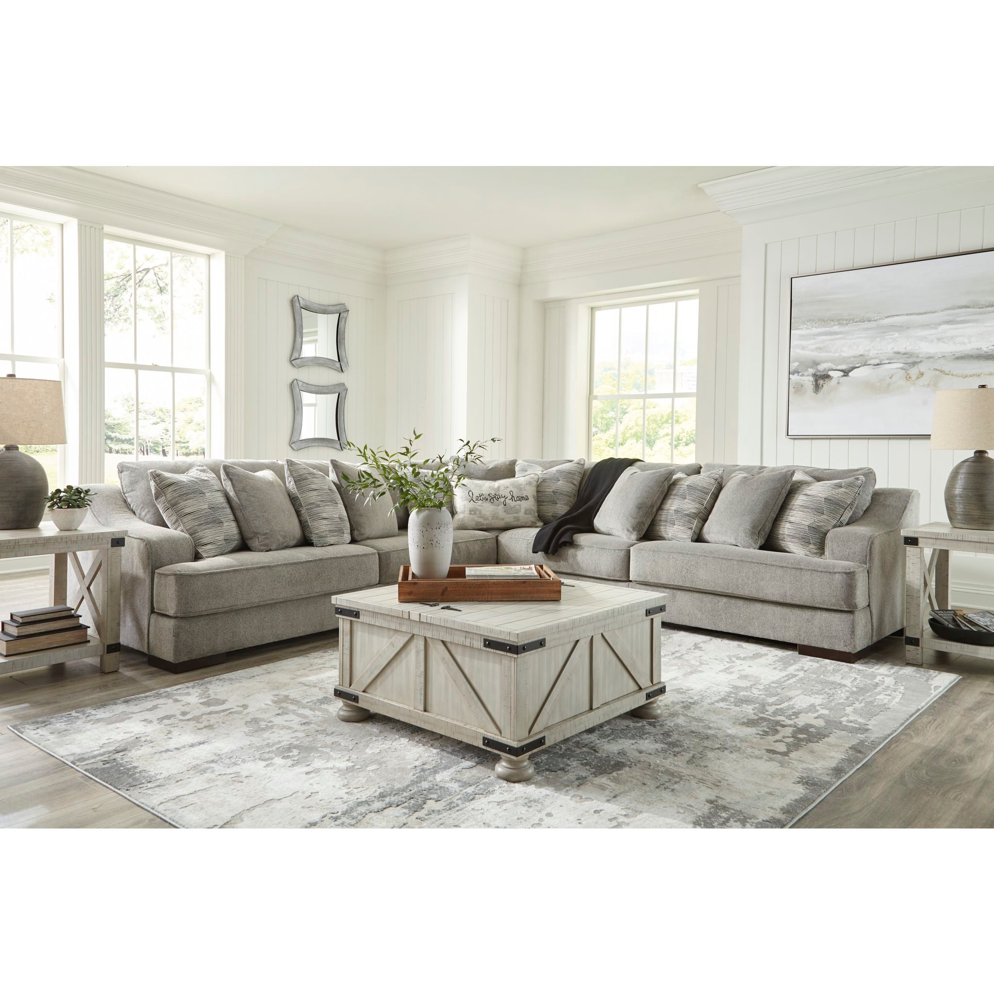 Bayless 3-Piece Sectional Sofa Set - Modern L-Shaped Couch with Chaise Lounge for Living Room, Family Room & Apartment | Comfortable Fabric Upholstery, Sturdy Frame | Perfect for Small Spaces & Home Decor
