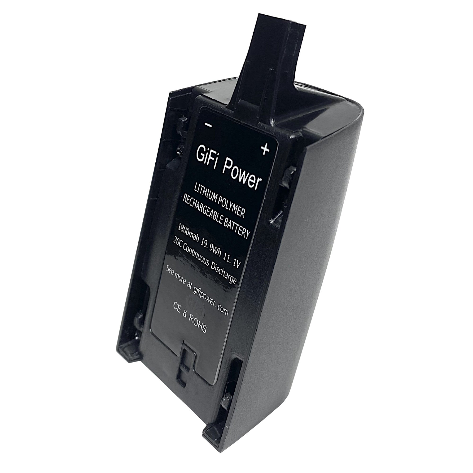 Upgraded 11.1V 1800mAh 20C LiPo Battery for Parrot Bebop Drone 3.0 Quadcopter - High Performance Replacement Battery for Longer Flight Time & Enhanced Drone Performance