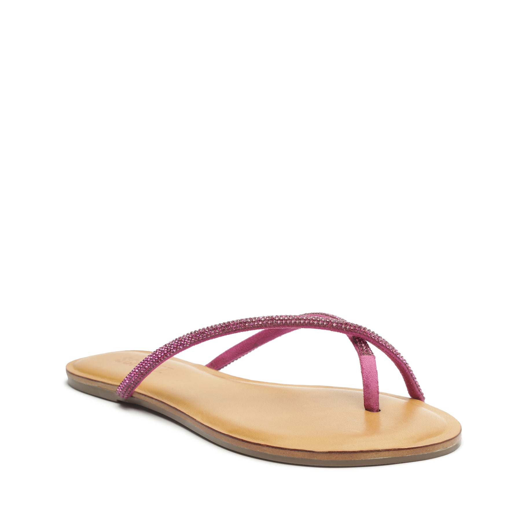 Alessandra Genuine Nubuck Leather Sandals for Women - Comfortable Summer Slide Sandals with Cushioned Footbed - Perfect for Beach, Vacation & Casual Outings
