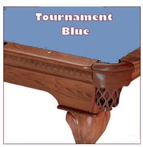 8' Tournament Blue ProLine Classic 303 Billiard Pool Table Felt - Premium Pool Table Cloth for Professional & Home Game Rooms