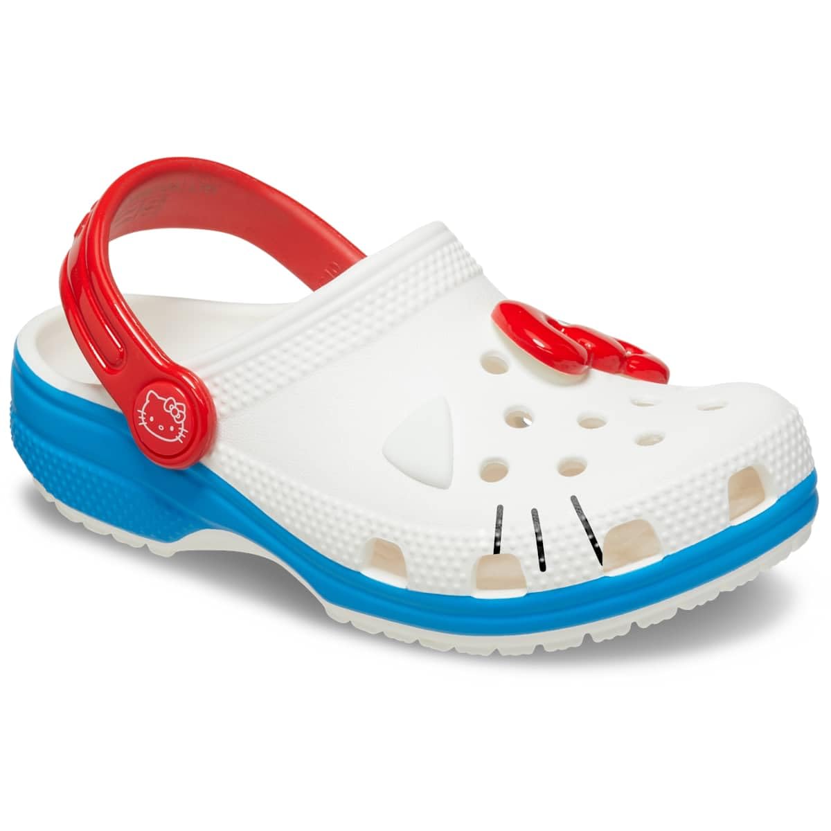 Crocs Unisex-Child Classic Hello Kitty Clogs | Kids' Comfortable Slip-On Shoes for Playtime, School & Outdoor Activities