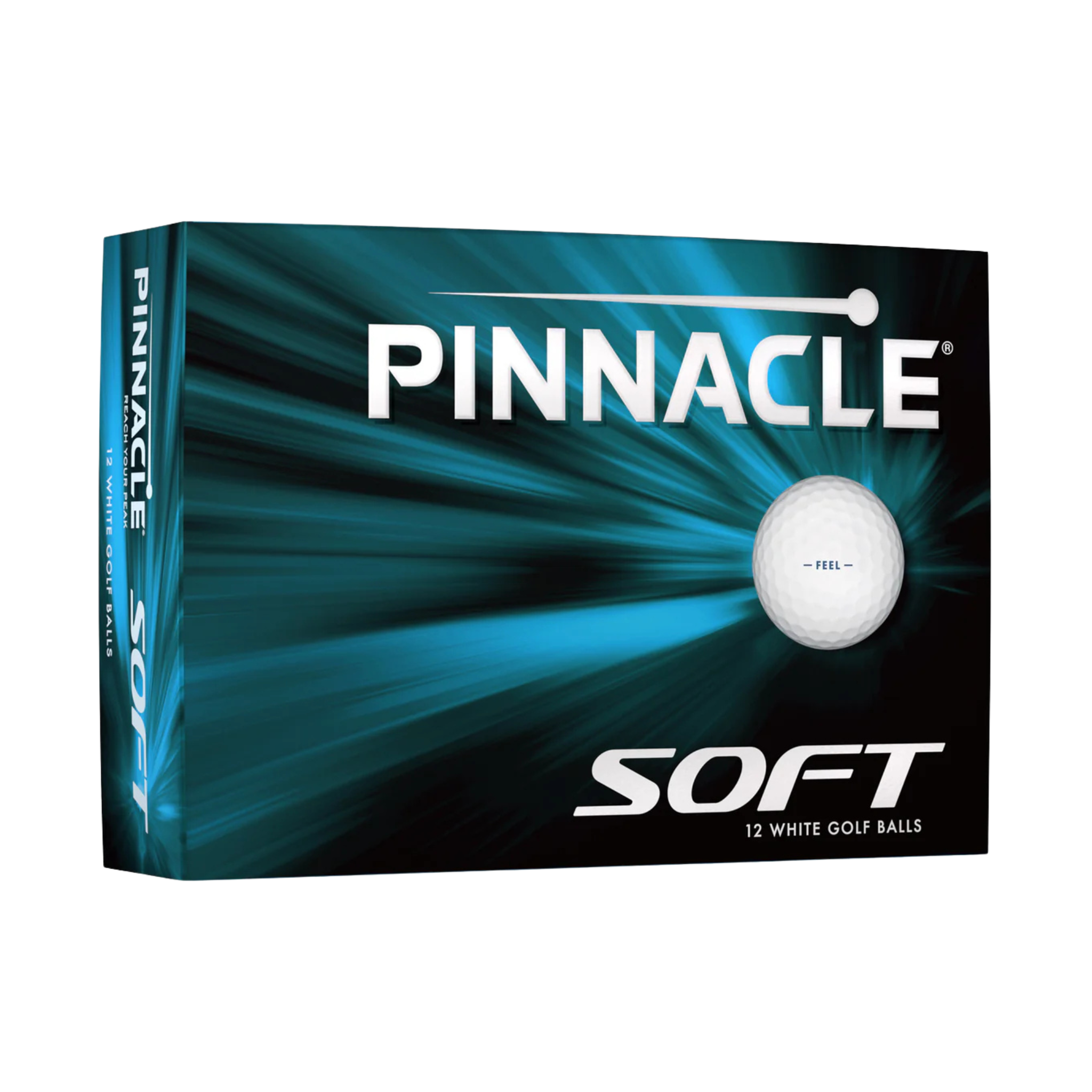 Premium Soft White Golf Balls - 12 Pack, Low Compression for Distance & Control - Ideal for Beginners, Seniors & High Handicappers - Perfect for Driving Range, Course Play & Practice Sessions