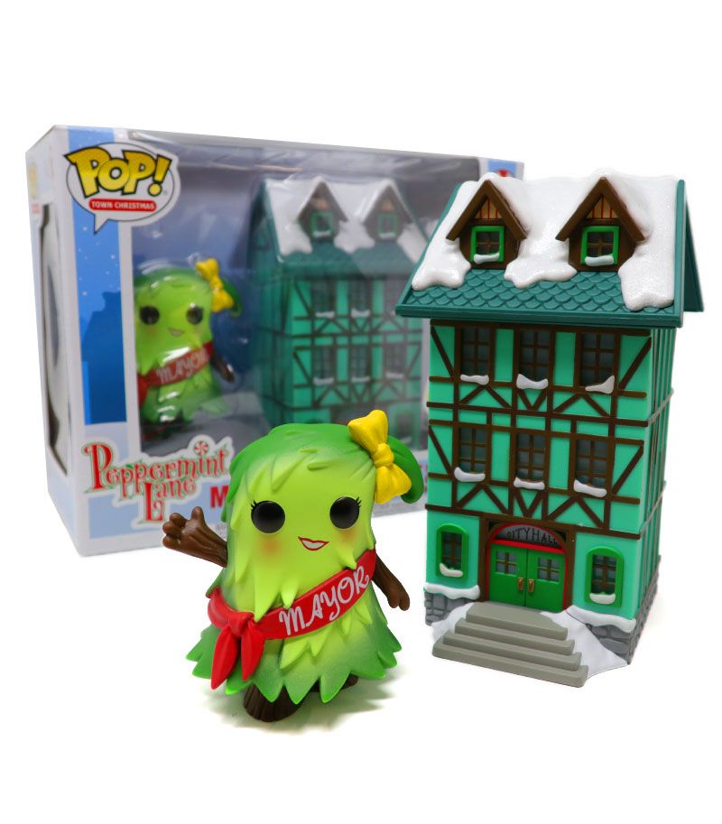 Funko Pop! Peanuts Holiday Town Hall with Mayor Patty Noble - Christmas Collectible for Home & Office Decor, Gift for Fans