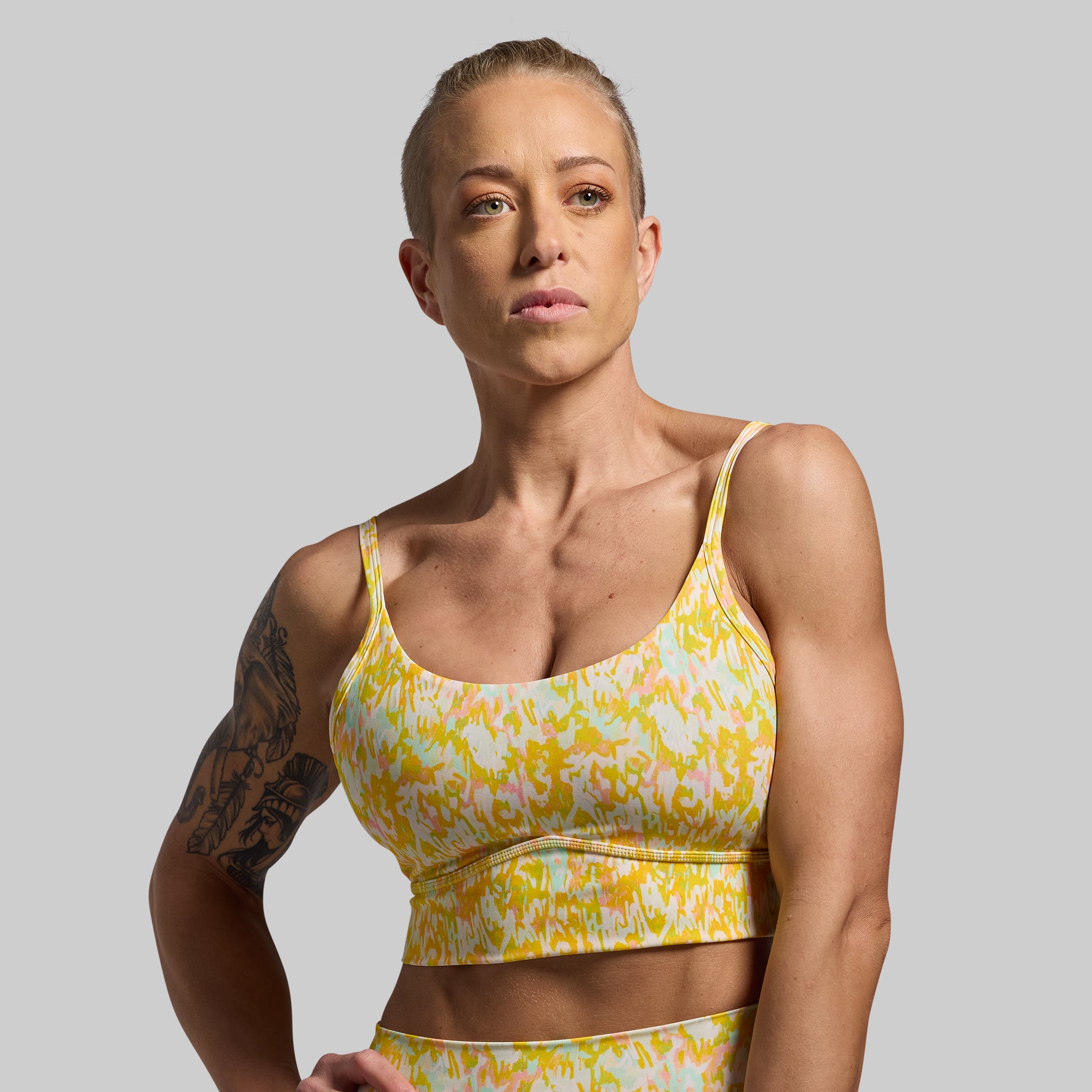 Synergy Short Set (Sunburst) - Women's Casual Summer Outfit for Beach, Yoga & Lounge Wear