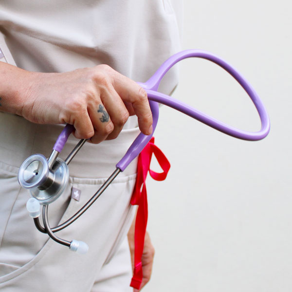 MD One® Epoch® Titanium Adult Stethoscope - Pastel Purple | Lightweight & Durable Medical Stethoscope for Doctors, Nurses & Healthcare Professionals | Ideal for Physical Exams, Cardiac & Respiratory Assessments