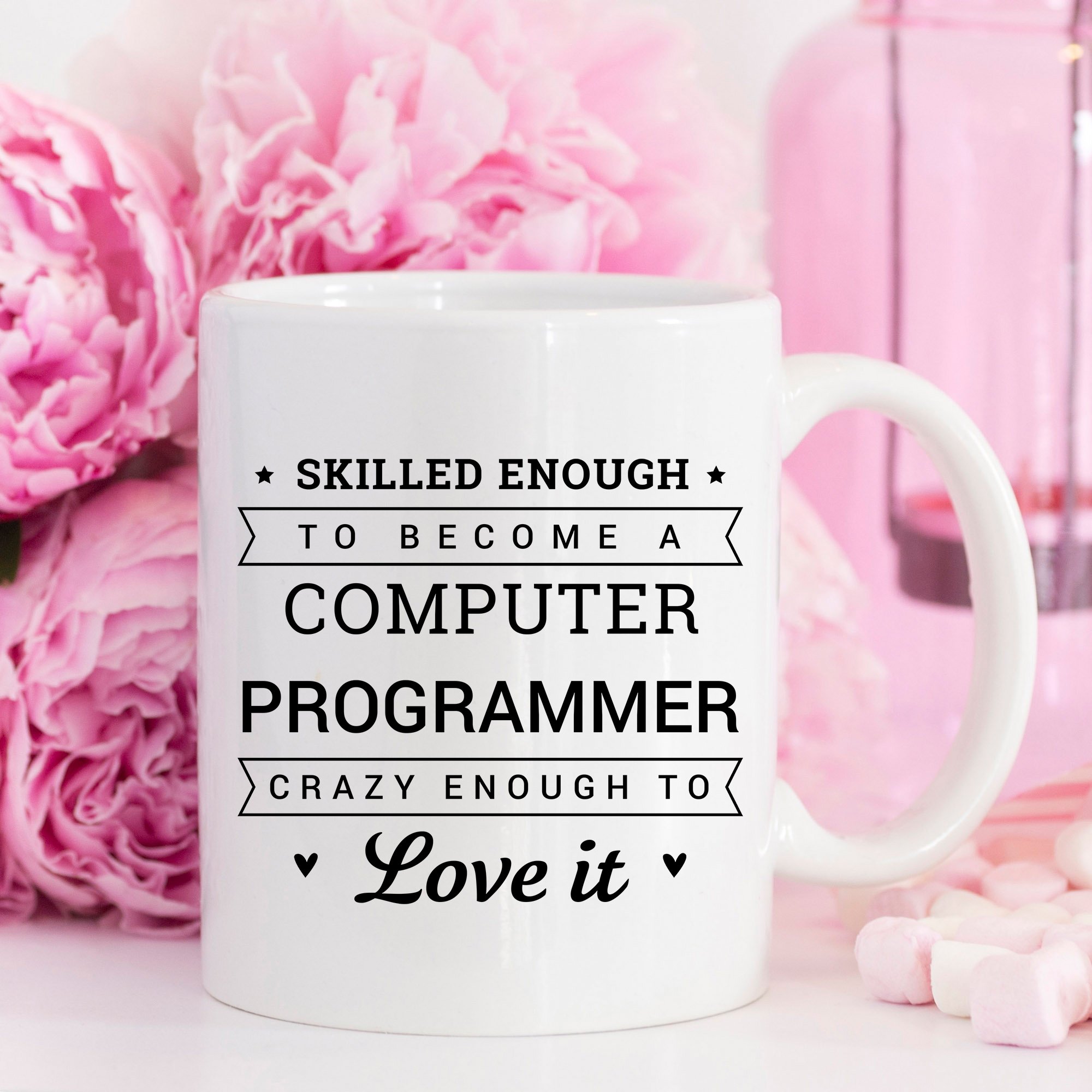 Funny Computer Programmer Coffee Mug - 11oz Ceramic Cup with Humorous Coding Quotes - Perfect Gift for Software Developers, Engineers & Tech Nerds - Great for Office, Home or Coding Marathons
