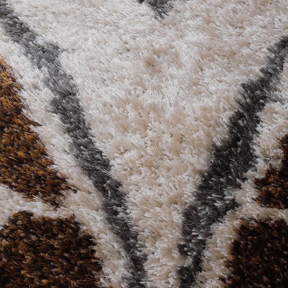 Arrowed Hand Tufted Rug - Soft Bohemian Area Rug for Living Room, Bedroom & Nursery - Non-Slip Modern Home Decor