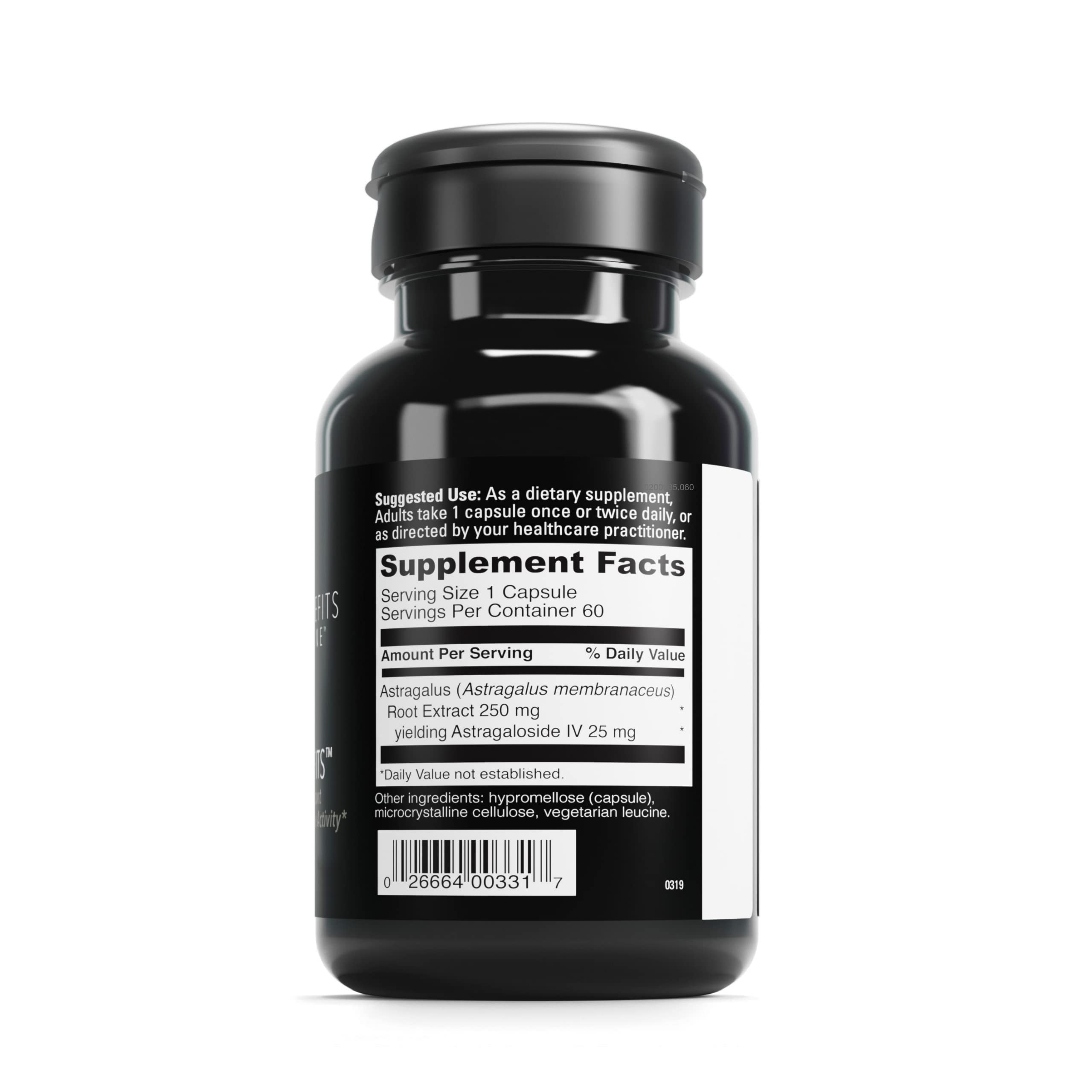DAVINCI Labs Telomere Benefits Supplement - Supports Healthy Aging, Antioxidant Levels & Memory with Astragalus Root Extract - Gluten-Free 60 Veggie Capsules - Anti-Aging Support for Active Adults & Seniors