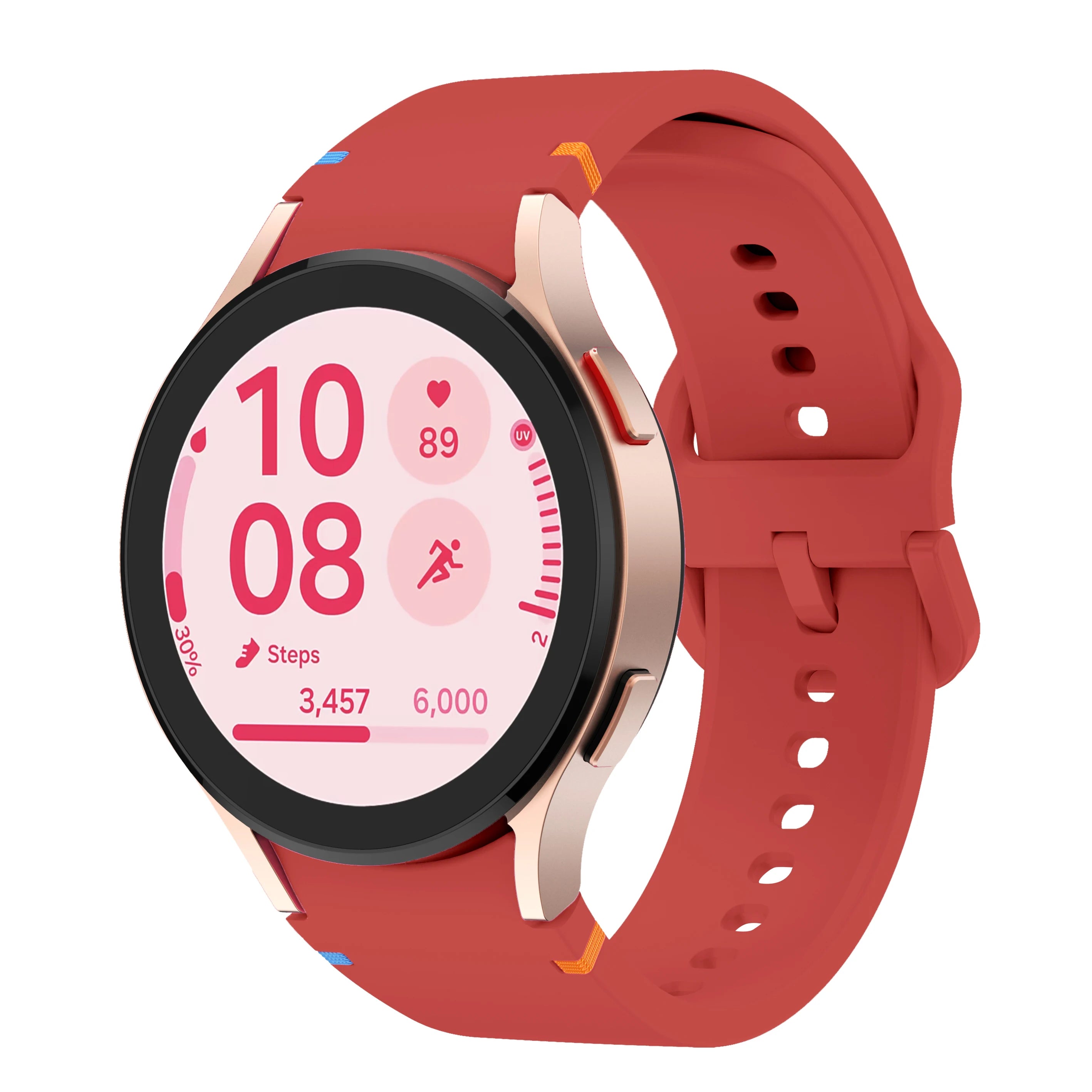 Premium Sporty Silicone Bands for Samsung Galaxy Watch - Durable, Comfortable & Sweatproof Smartwatch Straps for Running, Gym & Outdoor Activities
