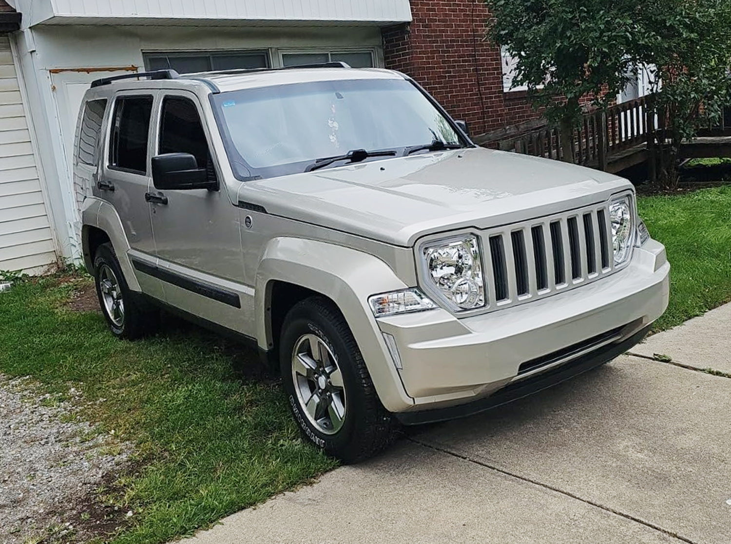Amber LED Strip Bumper Side Marker Lights for 2008-2012 Jeep Liberty - Clear Lens, Waterproof, Easy Installation - Perfect for Off-Roading & Night Driving