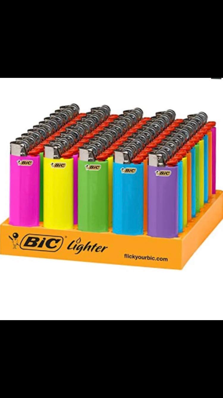 Classic Lighters - 100-Pack Assorted Colors for Everyday Use, Camping, and Outdoor Adventures