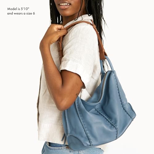 The Sak Los Feliz Genuine Leather Hobo Shoulder Bag - Stylish & Lined Purse for Women, Perfect for Work, Travel & Everyday Use