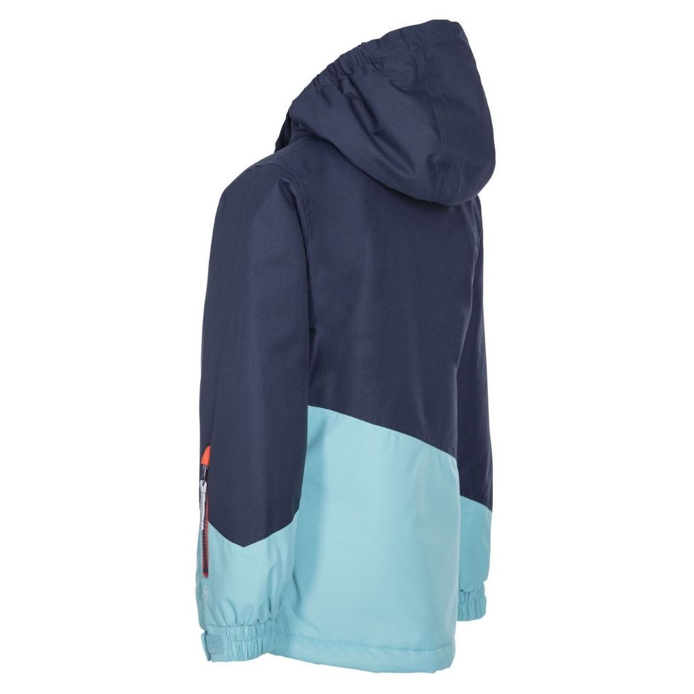 Trespass Settler Kids Ski Jacket - Waterproof Winter Coat for Boys & Girls - Navy Blue - Perfect for Snowboarding, Skiing & Outdoor Winter Activities
