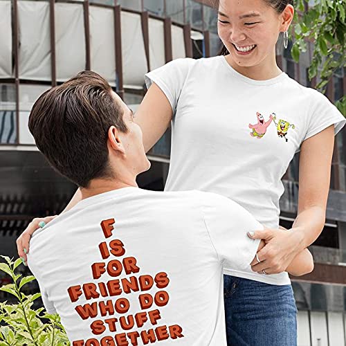SpongeBob SquarePants Graphic T-Shirt for Men & Women - Funny Cartoon Short Sleeve Tee - Casual Cotton Shirt for Fans, Gifts, Parties & Everyday Wear
