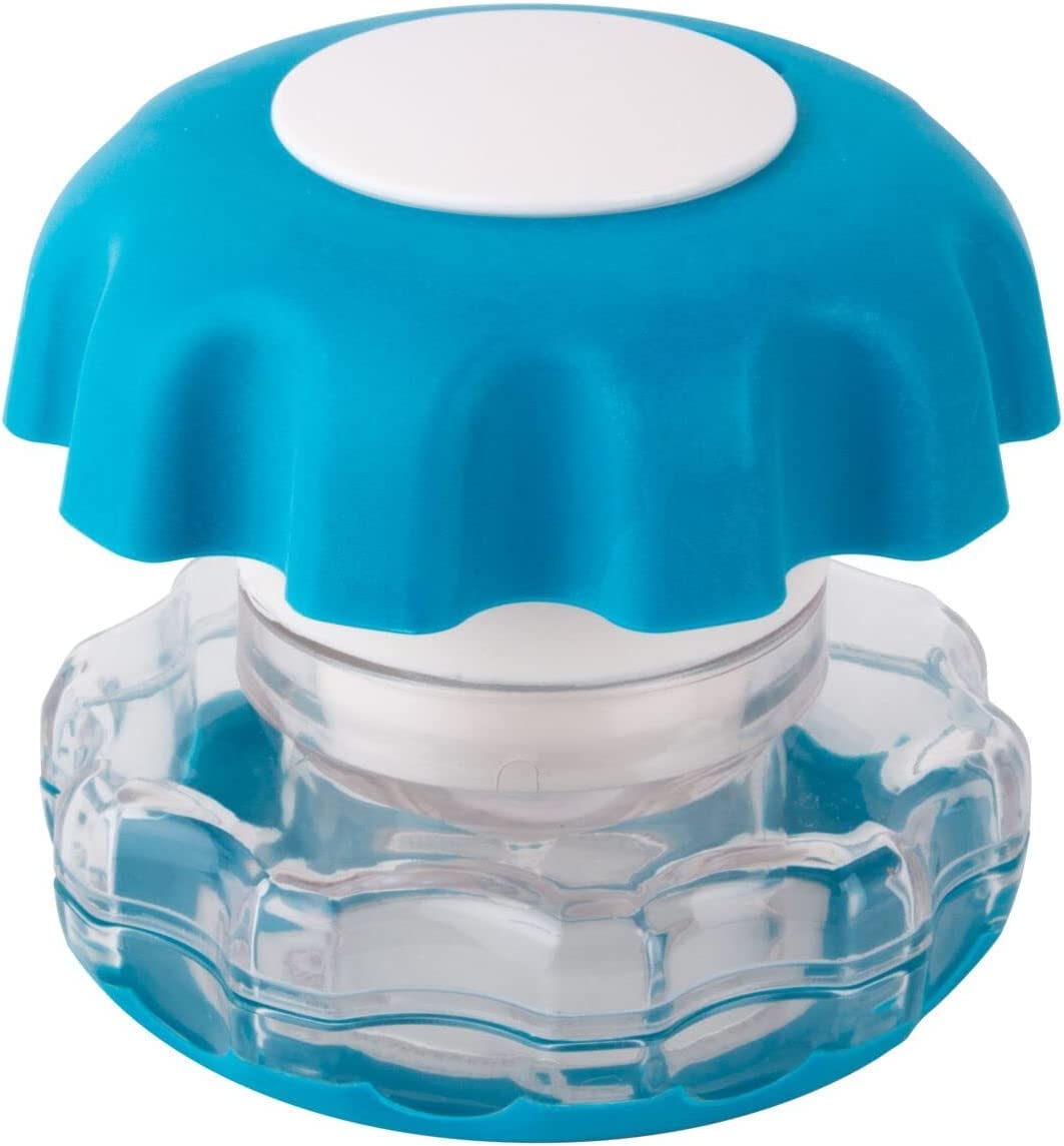 EZY DOSE Pill Crusher and Grinder - Effortlessly Crush Vitamins, Tablets into Fine Powder - BPA Free with Storage Compartment - Perfect for Travel, Nursing Homes & Daily Medication Management (Blue, Color May Vary)