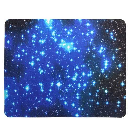 22x18cm Blue Starry Sky Mouse Pad - Non-Slip Gaming Mouse Mat for Computer & Laptop - Perfect for Office Work, Gaming & Home Use