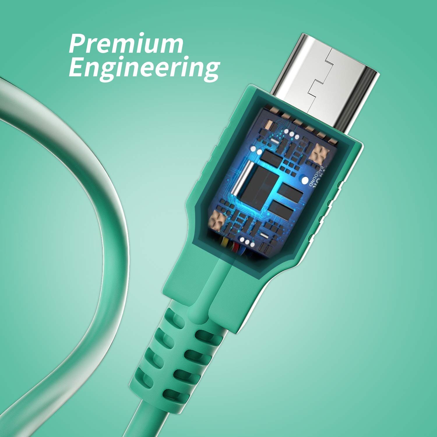 HEATFUN USB C Fast Charger Cable for Nintendo Switch - 4.92ft Animal Crossing Green | Compatible with Switch OLED/Lite | Perfect for Gaming On-The-Go & Travel Accessories