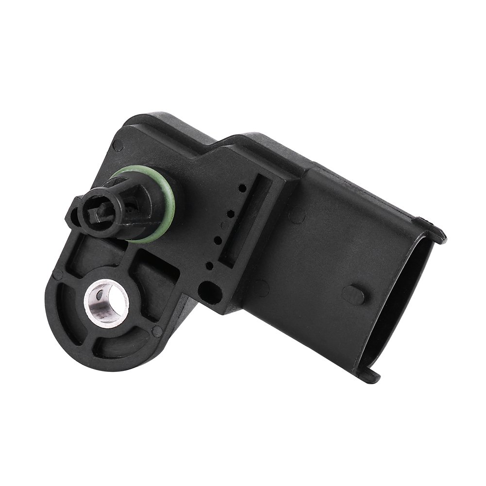 4 Pin Boost Sensor Air Pressure Sensor for Vehicles - High Performance Black Plastic Automotive Sensor for Industrial & Car Use | Perfect for Engine Monitoring & Performance Tuning