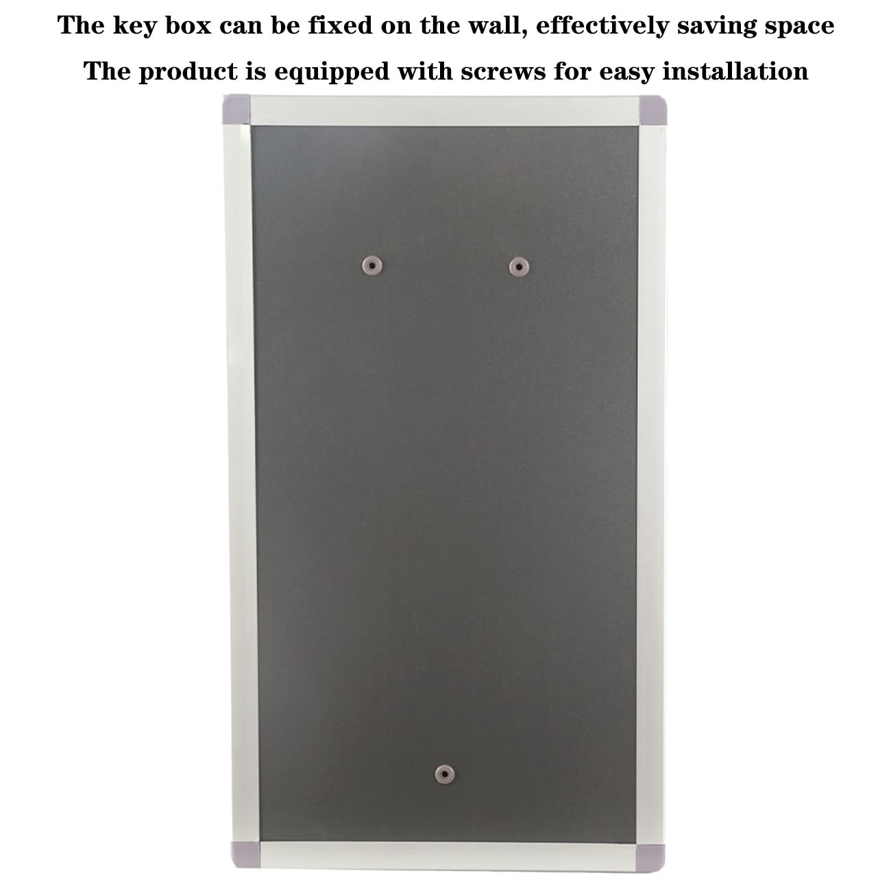 Wall Mounted Key Cabinet with Lock - Large Capacity Key Management Box Holds 24-120 Keys, Silver (120 Bits) - Ideal for Hospitals, Offices, Schools & Home Organization