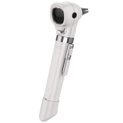 WelchAllyn Pocket LED Fiber-Optic Otoscope with AA Battery Handle - Professional Portable Ear Scope for Home & Clinical Use - Perfect for Doctors, Nurses, and Parents Checking Ear Health
