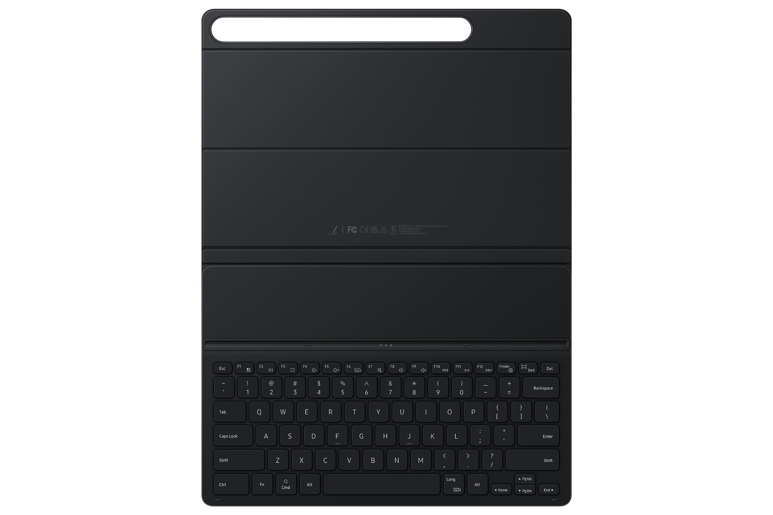 SAMSUNG Galaxy Tab S9 FE+ Book Cover Keyboard Slim - Ultra Thin & Lightweight Tablet Case with Magnetic Back, Wireless Keyboard Sharing, PC-Like Experience | US Version in Black | Perfect for Work, Study & Entertainment